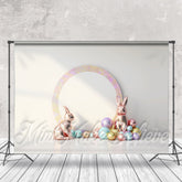 Einfach Laser Licht Schmuckstücke Foto Ostern Hintergrund